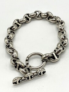 【ITBQ3E3LGR0G】HOORSENBUHS ホーセンブース sv925 10mm open rink bracelet オープンリンク ブレスレット 59.5g