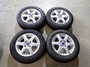 YS11193【送料無料165/70R14】ニッサン マーチなどに BS VRX2 中古スタッドレアルミスセット ●14×5.5J 100/4H ET50●