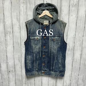 GAS フード付きデニムベスト！可愛い！