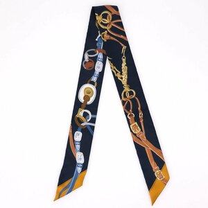 エルメス スカーフ ツイリー ブリッド・ドゥ・ガラ・アップリケ・ピケ 5cmx86cm HERMES TWILLY SCARF H063940S 10 新品 送料無料/2