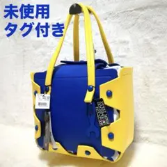 【未使用　タグ付き】HYMYBAG ハンドバッグ　ブルー × イエロー