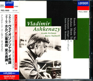 DECCA/LONDON国内盤 アシュケナージ, パールマン, タックウェル - フランク：ヴァイオリン・ソナタ 他　4枚同梱可能　b4B00005FLX2