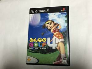 中古美品 PS2 みんなのＧＯＬＦ４