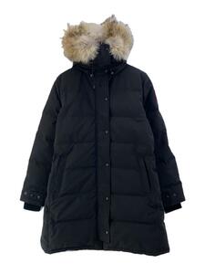 CANADA GOOSE◆SHELBURNE PARKA/ダウンジャケット/アウター/ファー/XL/ポリエステル/BLK/ロゴ/3802L