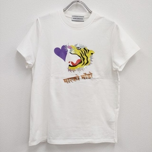 MARCOMONDE タイガープリント 虎 トラ サイズ1 半袖Ｔシャツ カットソー ホワイト マルコモンド 4-0714S 225027