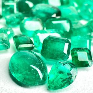 1円〜!!（天然エメラルドおまとめ22ct）j 約4.4g ルース 裸石 宝石 ジュエリー jewelry emerald ベリル w3 タ8