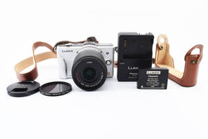 ★大人気カメラ★Panasonic LUMIX DMC-GF2 14-42mm F3.5-5.6　ホワイト　カラー　パナソニック　中古美品　充電器　カバー付き