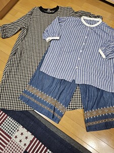 LLサイズ、ワンピースとシャツおまけ付き中古品