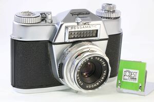 【同梱歓迎】実用■フォクトレンダー Voigtlander BESSAMATIC 50mm F2.8■シャッター全速・露出計完動■AB897