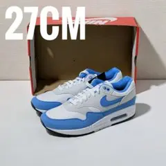 新品 27cm Nike Air Max 1 エアマックス1 ホワイト ブルー