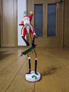 人形 サンタ サンタクロース クリスマス 飾り 置物 高さ約25cm インテリア 雑貨