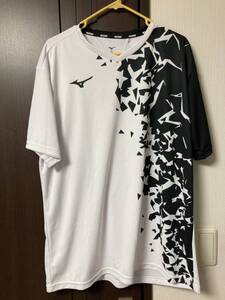 ミズノ　MIZUNO　バドミントン　テニス　ウエア　2XL 希少サイズ　62JAB03001 ホワイト