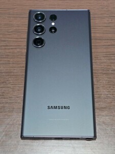 美品 Galaxy S23 Ultra SM-S918N 韓国版 12GBRAM 256GBROM SIMフリー ブラック 日本語OK Android14 OneUI6.1 AI機能 SAMSUNG サムスン