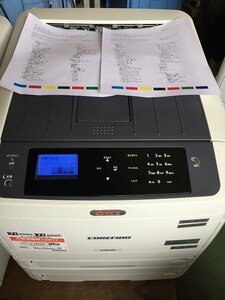 □OKI　C835 　A3 カラーLEDプリンター　2段　印字良好　厚紙対応　36枚/分高速印刷　＜D0521W9　1F-oku＞