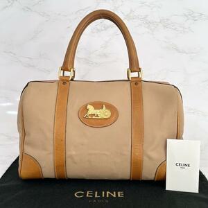 《大特価！》 セリーヌ オールドセリーヌ CELINE ボストンバッグ ハンドバッグ 馬車金具 4398078