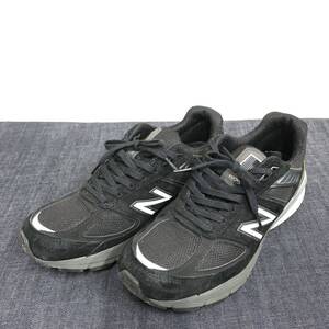 【NEW balance】ニューバランス ★ローカットスニーカー M990 ブラック サイズ26.5cm M990BK5 09