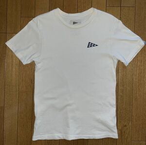 ビームス×pilgrim surf×VANS ベージュTシャツ Sサイズ　中古品