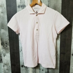45RPM　フォーティーファイブアールピーエム　半袖　ポロシャツ　サイズ1　ピンク系　レディース