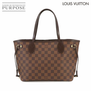 新品同様 ルイ ヴィトン LOUIS VUITTON ダミエ ネヴァーフル PM トート バッグ エベヌ N51109 ブラウン 90230667