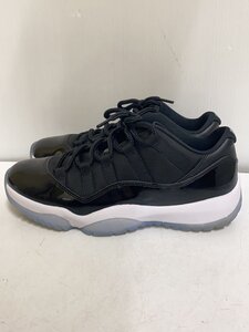 NIKE◆AIR JORDAN11RETRO LOWローカットスニーカー/26.5cm/BLK/エナメル/FV5104-004