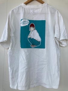 RED CAP GIRL メンズ 半袖 Tシャツ/サイズM 白系 綿100%☆中古