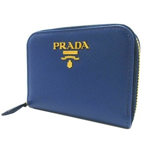 プラダ コインケース PRADA メタルロゴ カードケース 1MM268 QWA F0016 SAFFIANO METAL / BLUETTE アウトレット レディース 