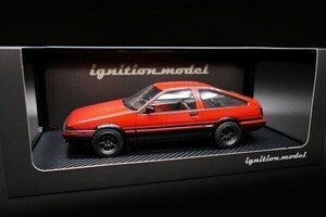 【イグニッションモデル】 1/18 トヨタ スプリンター トレノ 3Dr GT Apex (AE86) Red/Black [IG2790]★未開封新品！