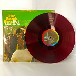 【ペラジャケ 東芝 赤盤】The Beach Boys Pet Sounds ビーチ・ボーイズ ペット・サウンズ LPレコード CP-7560 インサート 12inch 国内盤