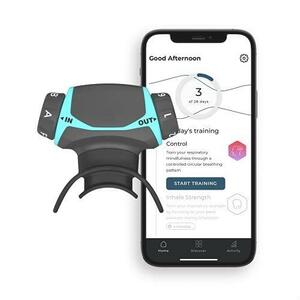 ★送料無料 エアロフィット アクティブ ターコイズブルー 呼吸筋トレーニングデバイス 専用スマートフォンアプリ有 ◆未開封品◆