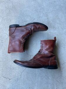 FACTOTUM leather lace up boots