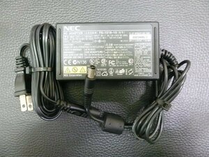 中古 NEC ACアダプター PA-1510-19 差込外径: 5.5mm 入力: 100-240V 105-142VA 出力: 19V/2.64A コンセント: ２極 管理No.05927