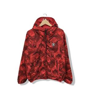 AAPE BY A BATHING APE REVERSIBLE THINSULATE JACKET アベイシングエイプ リバーシブルシンサレートジャケット M レッド