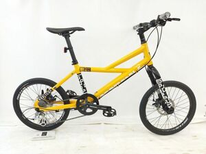 【美品】cannondale キャノンデール ミニベロ イエロー 20インチ fooligan8 フーリガン 変速:1×8 ◆3110/フィールドギア浜松宮竹店