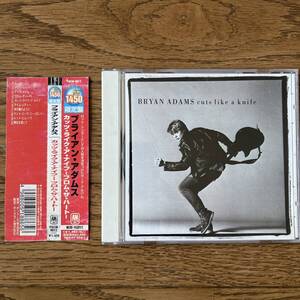 国内盤　CD Bryan Adams Cuts Like A Knife POCM-9012 帯付き