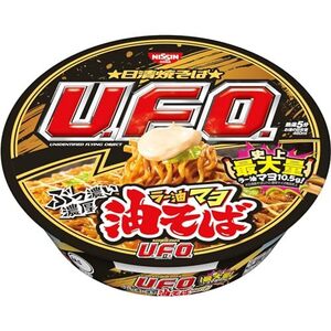 日清食品 日清焼そばU.F.O. 油そば ラー油マヨ カップ麺 カップ焼きそば 112g ×12個