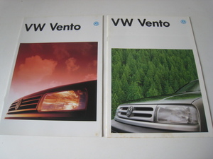 【希少/カタログ2冊】フォルクスワーゲン『 VW Vento フォルクスワーゲン・ヴェント 』2009年/42ページ