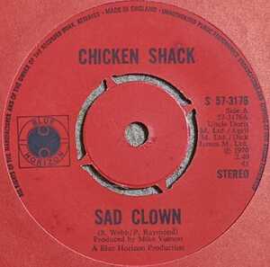 Chicken Shack-Sad Clown★英 Blue Horizon Orig.7"/マト1/Fleetwood Mac