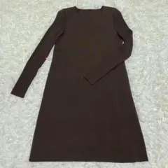 FOXEY KNIT DRESS SIENA ニットワンピース　エスプレッソ