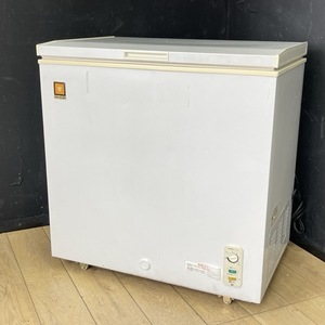 送料無料 電気冷凍庫 【中古】動作保証 REMACOM レマコム RRS-102CNF 102L 上開き 圧縮式 冷凍ストッカー D / 510005