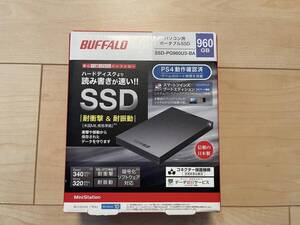 BUFFALO★ポータブルSSD★SSD-PG960U3-BA 960GB★美品