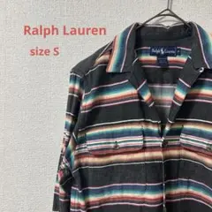 Ralph Lauren ラルフローレン ネイティブ柄風 長袖シャツ メンズ S