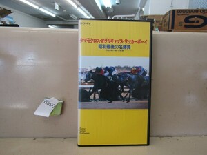 л8690　VHS タマモクロス・オグリキャップ・サッカーボーイ 昭和最後の名勝負 3強の熱い闘いの軌跡 解説・成績表付