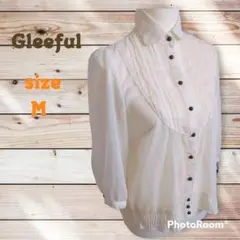 【Gleeful】レディース　長袖ブラウス　M　　春