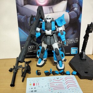 RG 1/144 プレバン 限定 MS-06R1 ユーマ・ライトニング専用 高機動ザクR-1A 完成品 ガンダム ジャンク ガンプラ HG フィギュア キマイラ隊