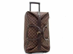 1円 ■美品■ LOUIS VUITTON ルイヴィトン N23205 ダミエ エオール50 2輪 キャスター付き ボストンバッグ キャリーバッグ AY6108