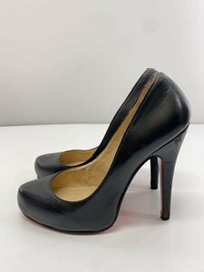 Christian Louboutin◆ルブタン/パンプス/ハイヒール/37/BLK/レザー/状態考慮