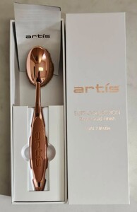 美品! artis OVAL7 メイクアップブラシ ローズゴールド