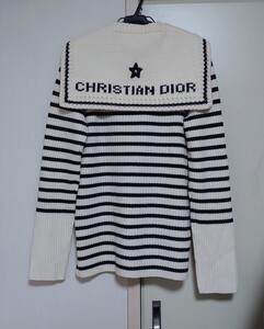 Christian Dior セーラー襟付き Dior Mariniere ニット セーター