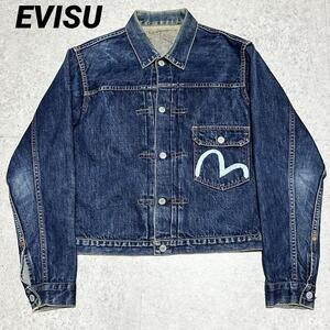 EVISU 1st 胸プリント デニムジャケット