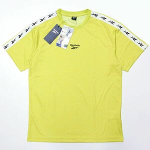 ●送料390円可能商品 リーボック REEBOK 新品 メンズ 速乾 ドライ UVカット ストレッチ 半袖 Tシャツ Lサイズ[X5334RR-54-L] 三 弐★QWER★